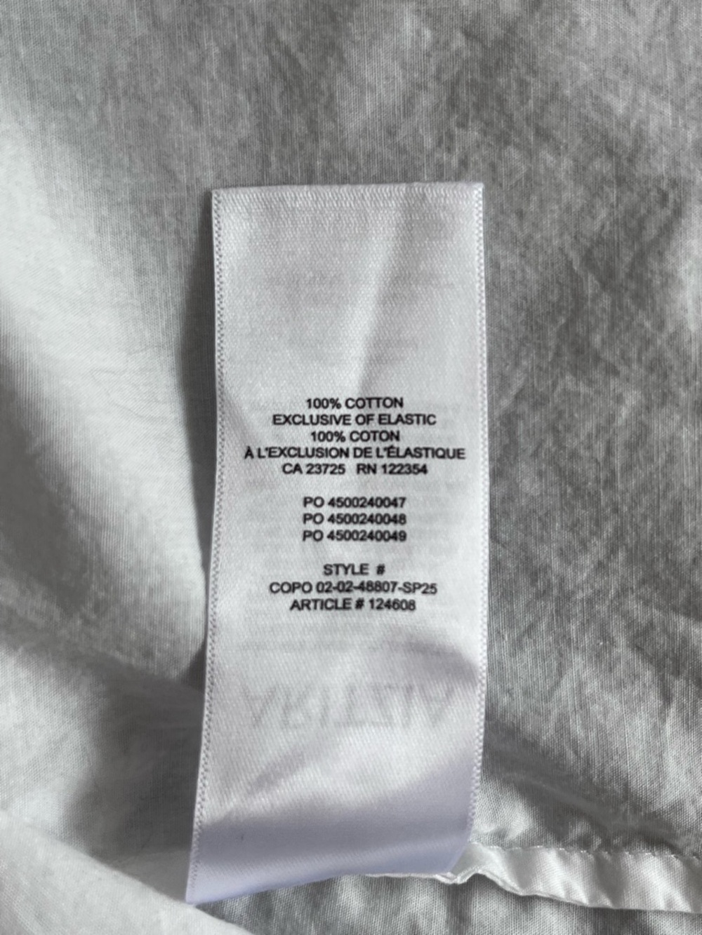 Aritzia Sunday’s Best Poplin Minerva white blouse cotton off the shoulder - Picture 7 of 8